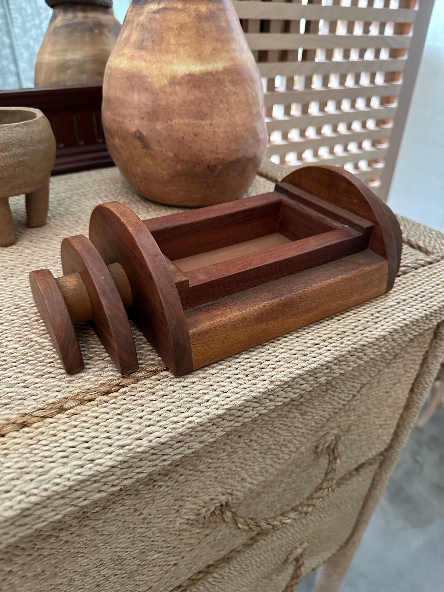 Ornate Wood Tray