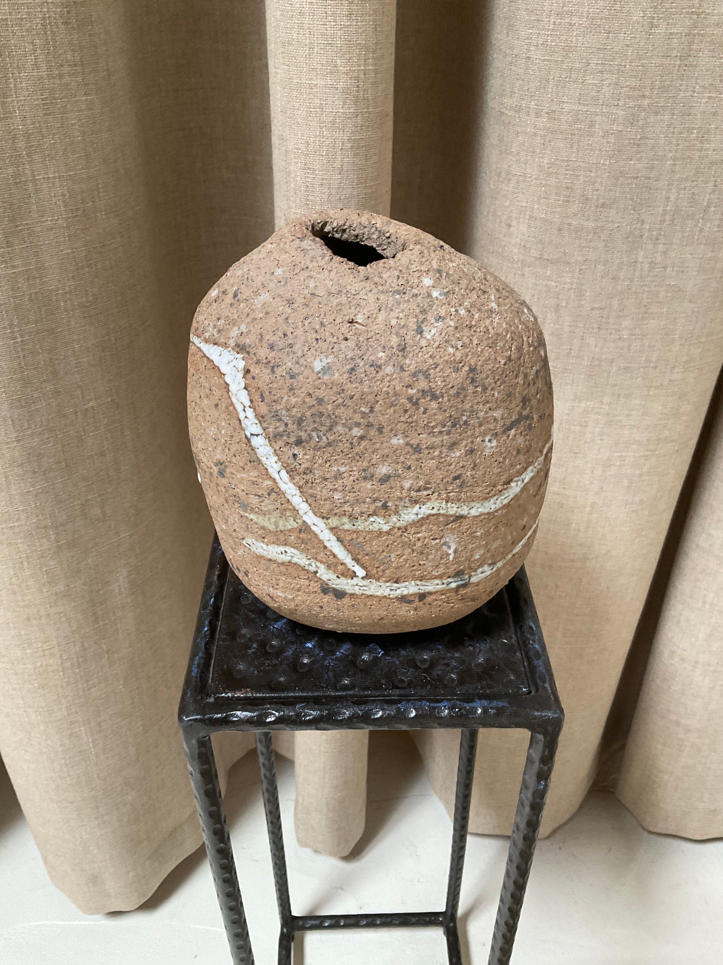 Rock Vessel with Shino Details, Large