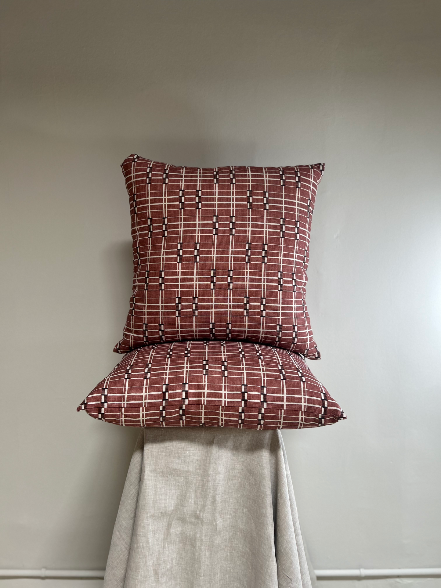 Brook Perdigon Framework Terracotta Pillow