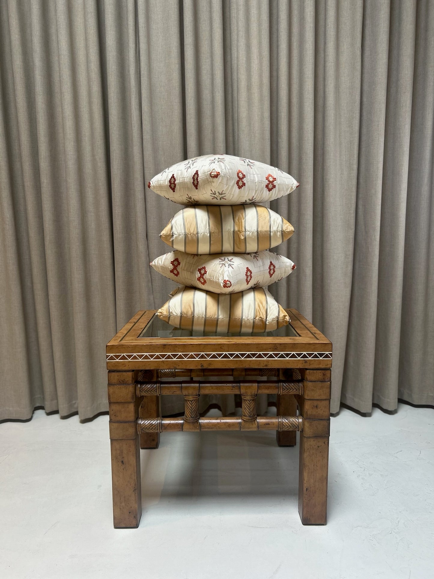 Silk Embroidered Pillow