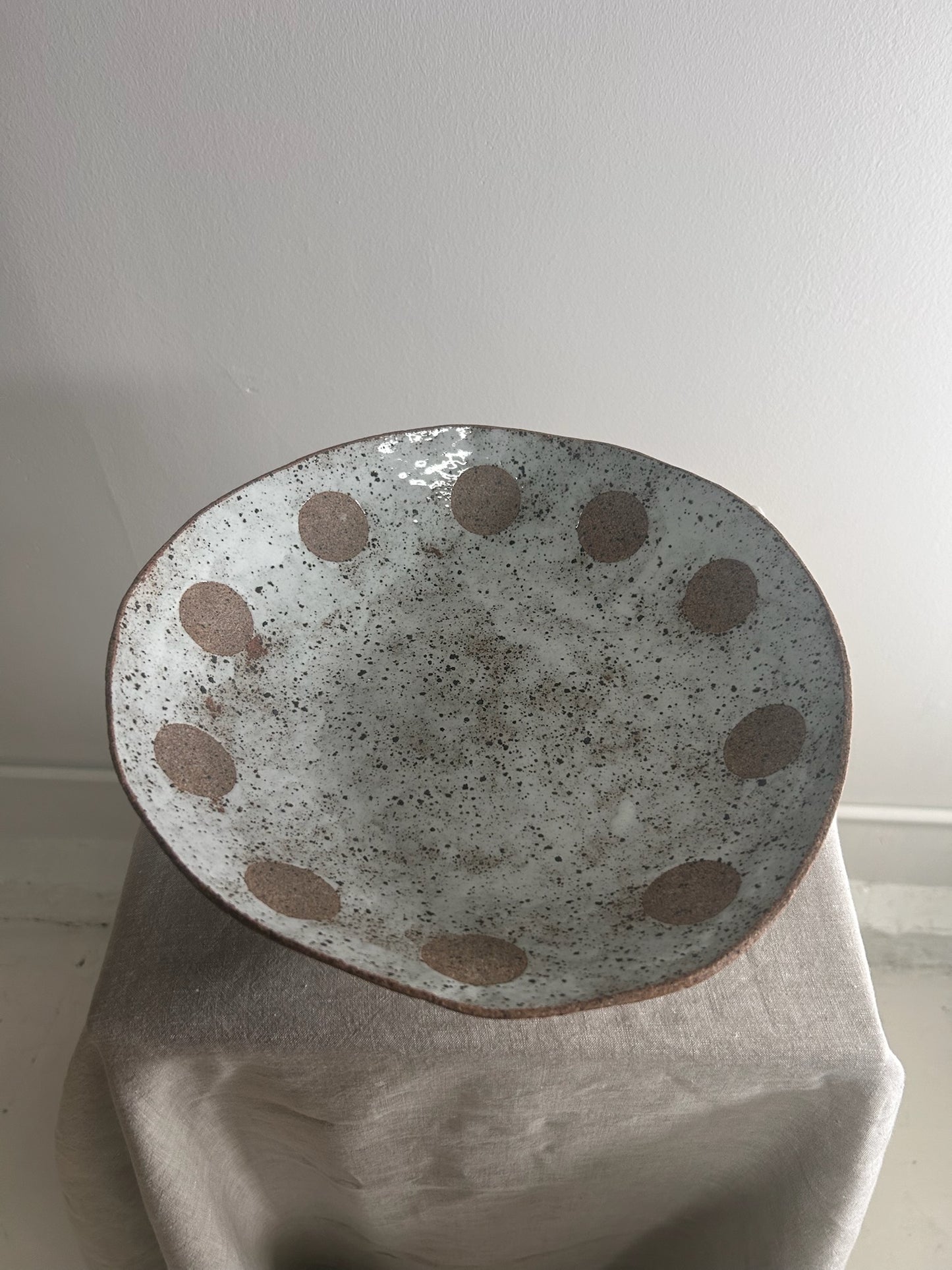 Speckled Circle Bowl