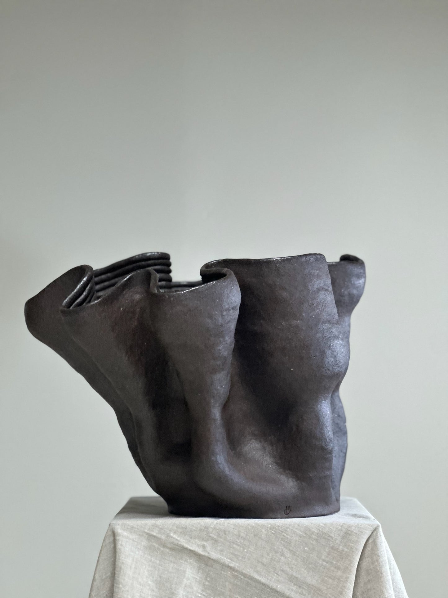 Coiled + Scalloped Vase