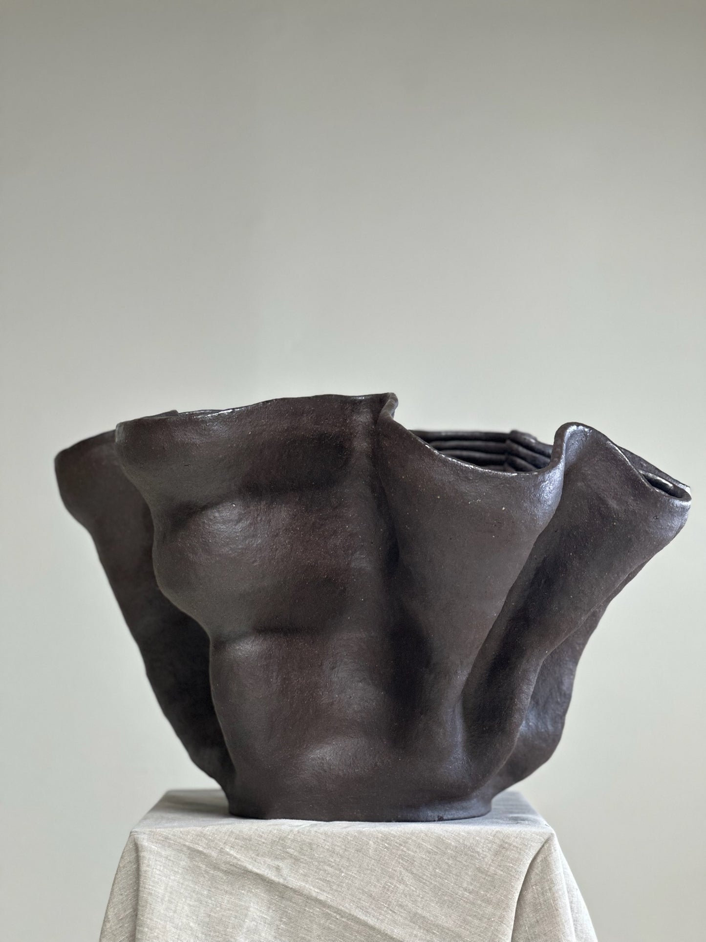 Coiled + Scalloped Vase