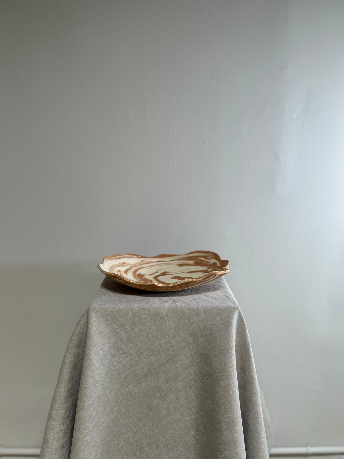 Unglazed Ceramic Dish