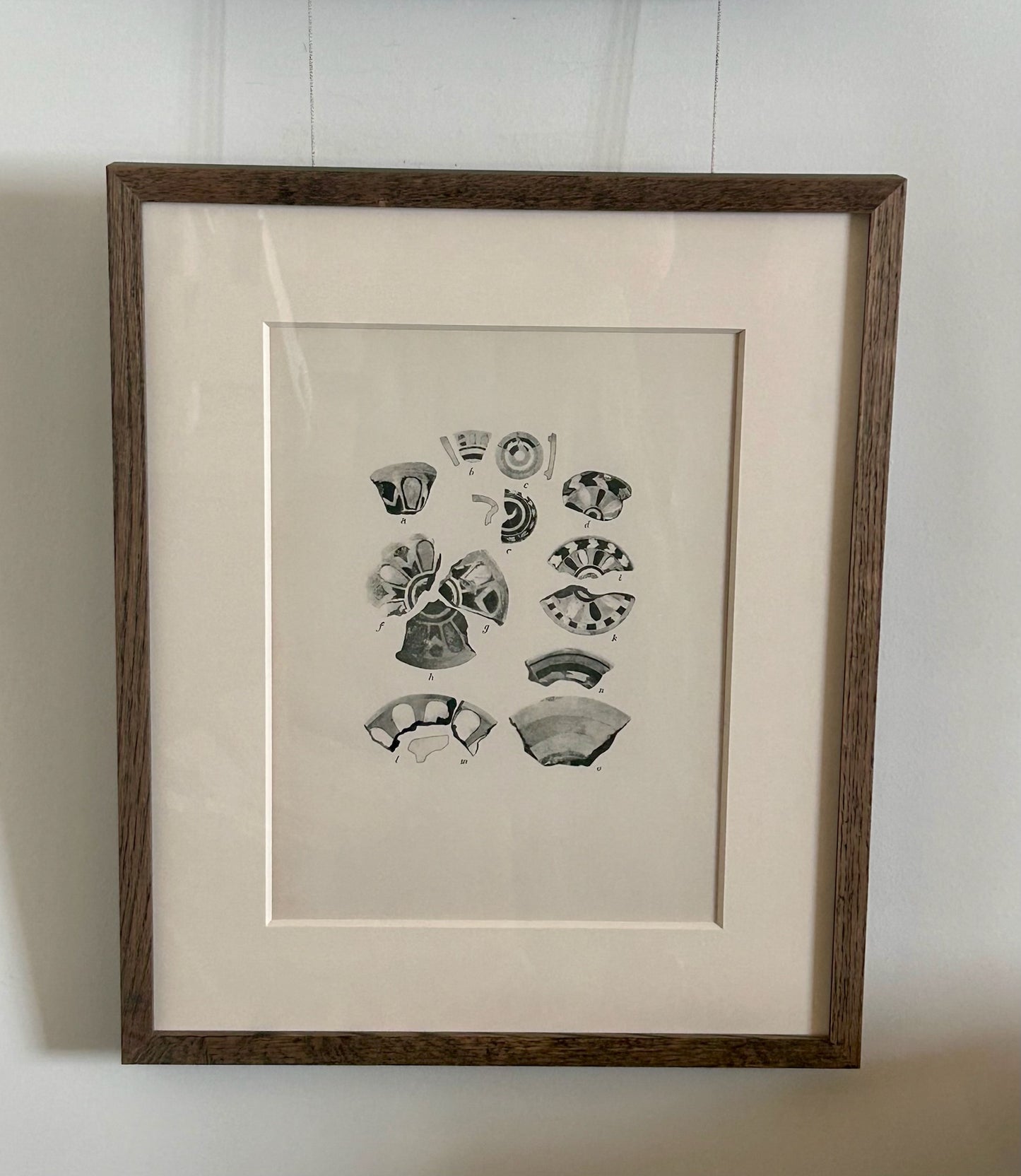 Vintage Artifact Book Pages Pair, Framed