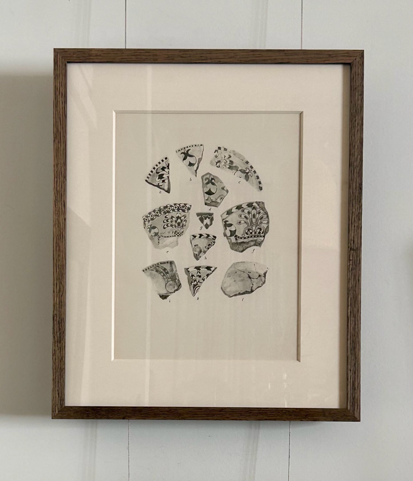 Vintage Artifact Book Pages Pair, Framed