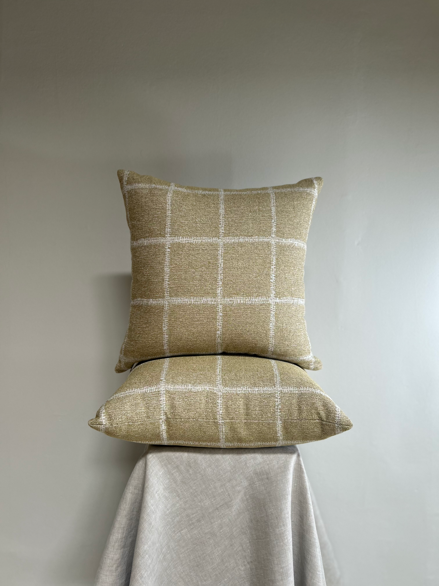 Warm Grid Pillow