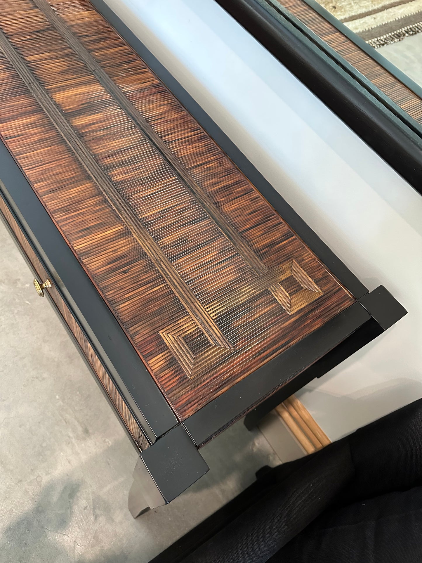 Bamboo Inlay Console