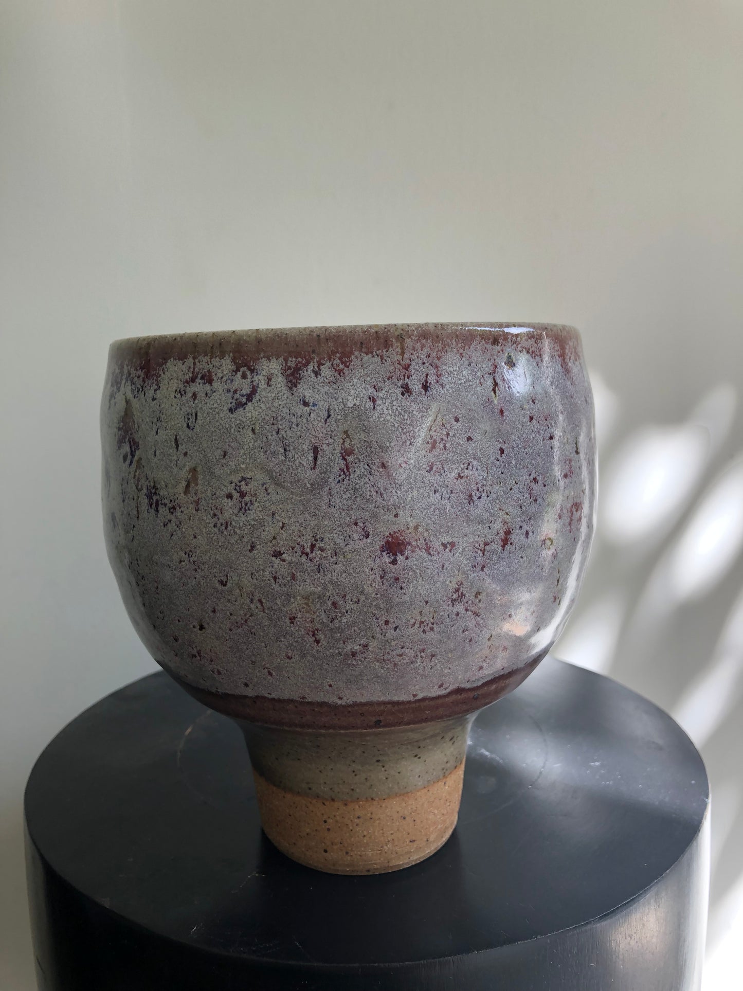 Footed Ceramic Vase