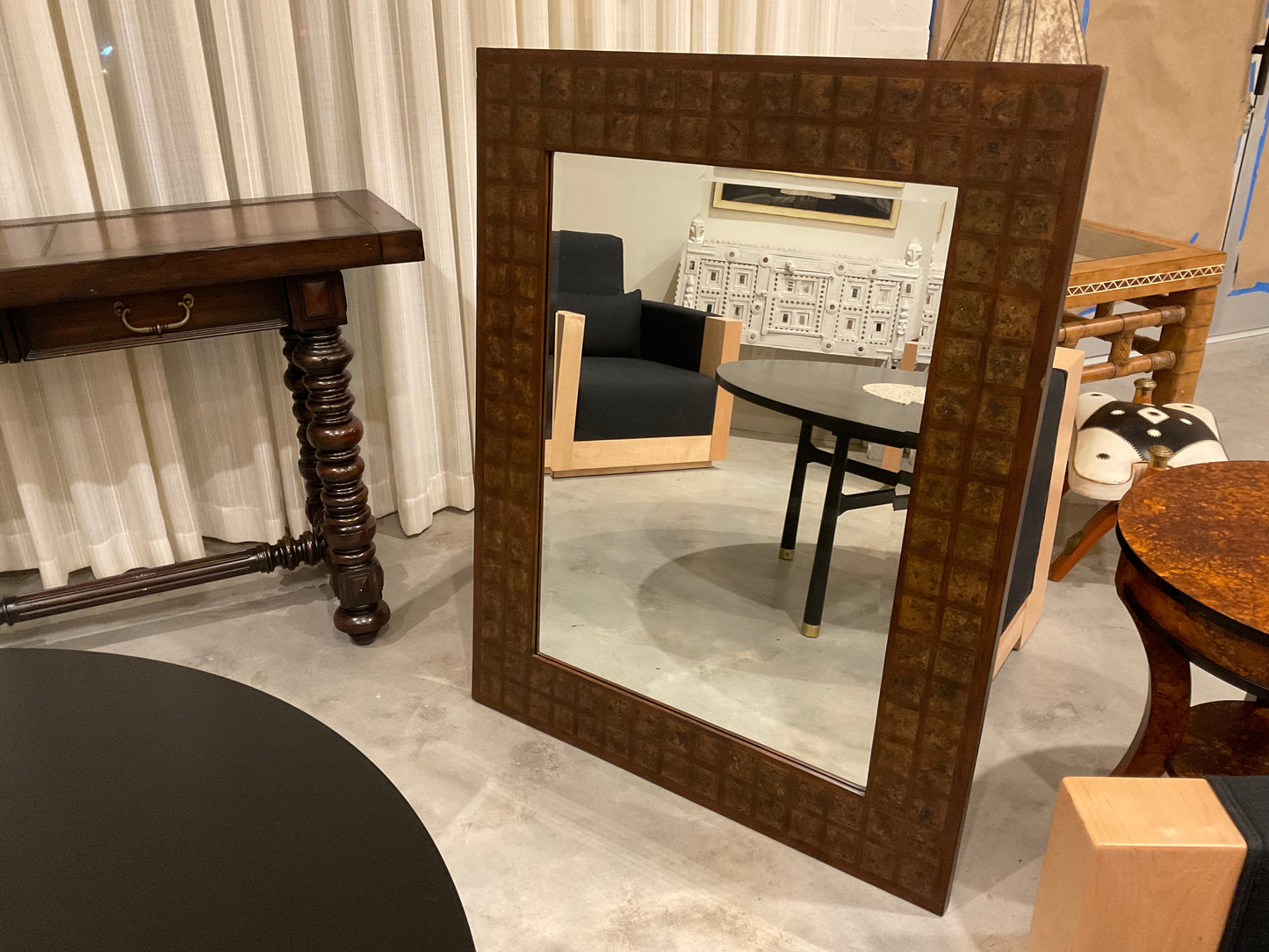Burl Wood Mirror