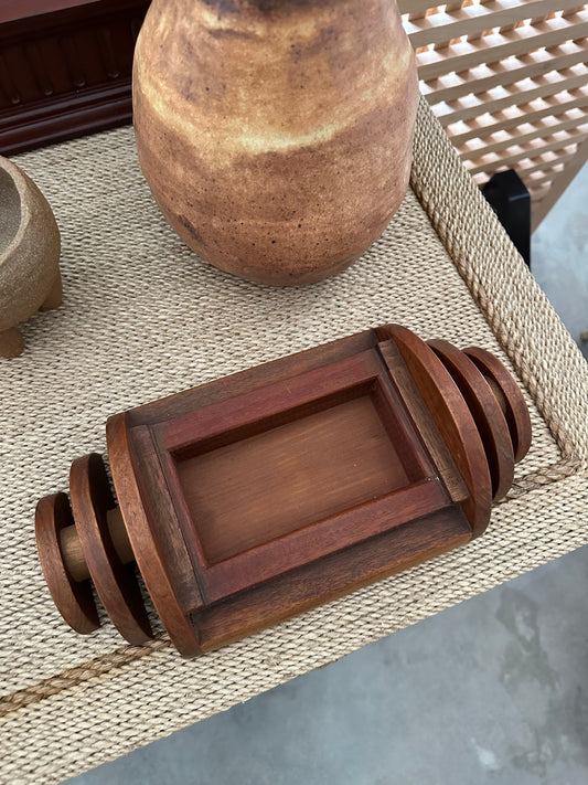 Ornate Wood Tray