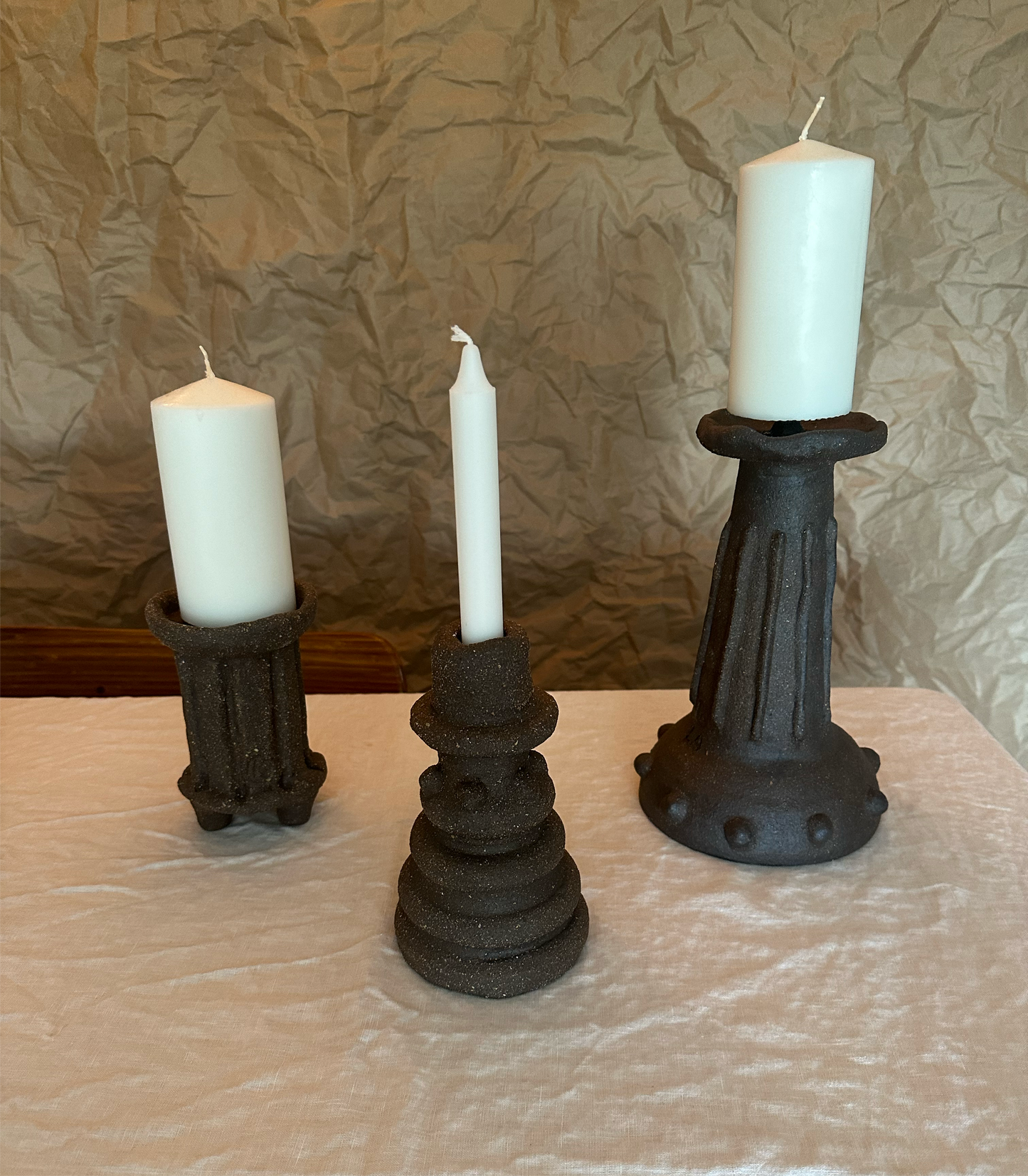 Candle Holders x Three