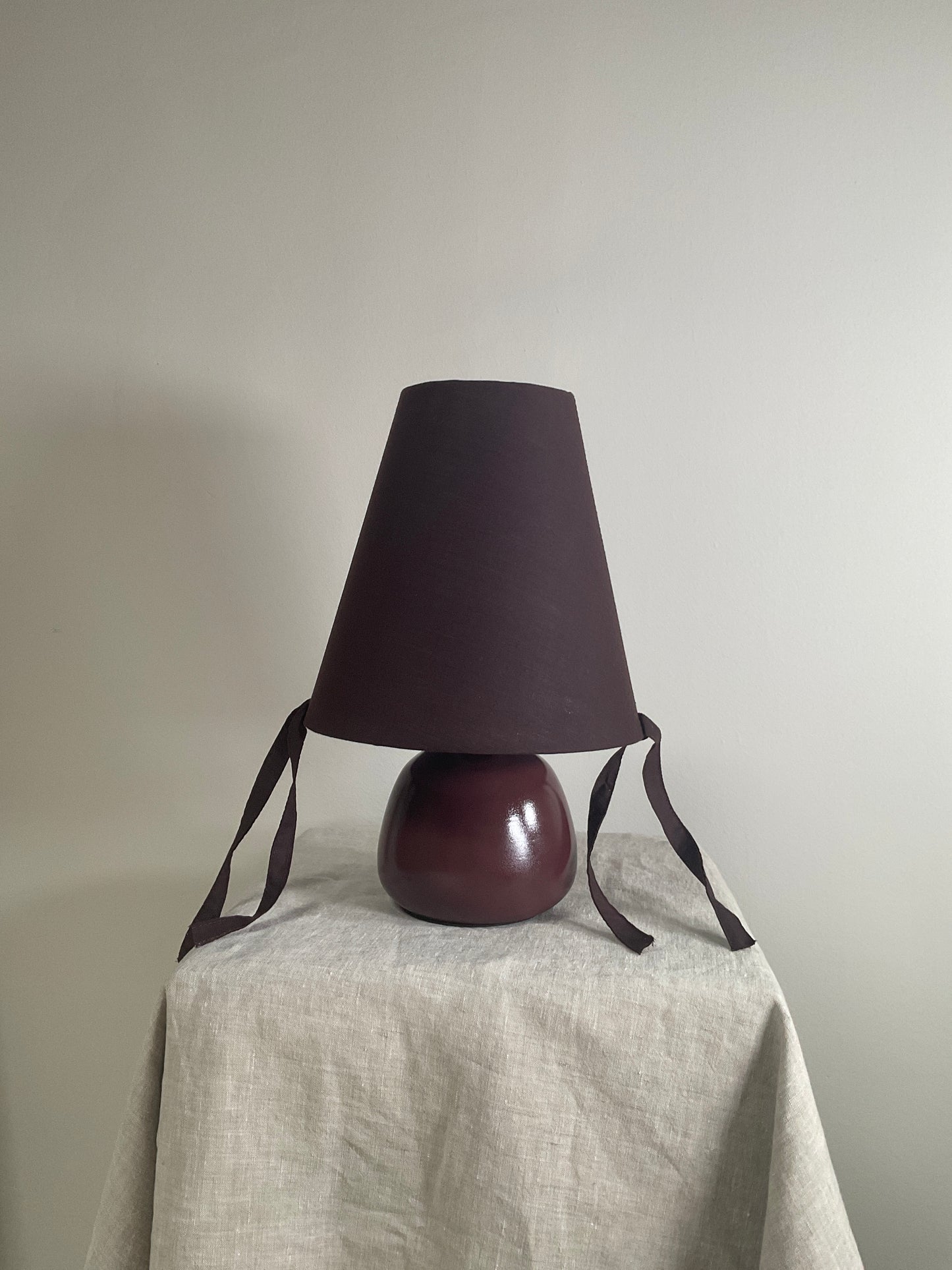 Petite Oxblood Lamp