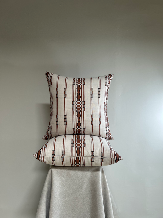 Brook Perdigon Staccato Stripe Brick Pillow