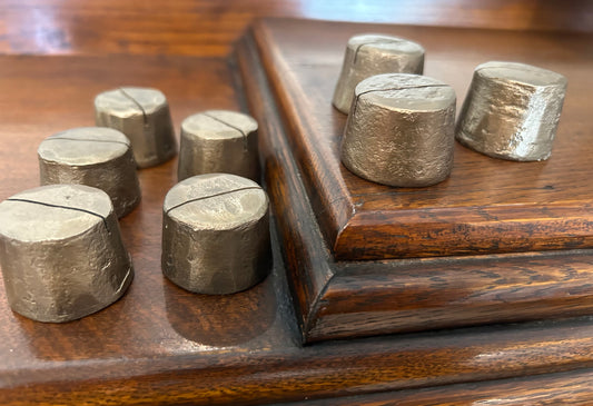 Chiseled Brass Place Card Holder