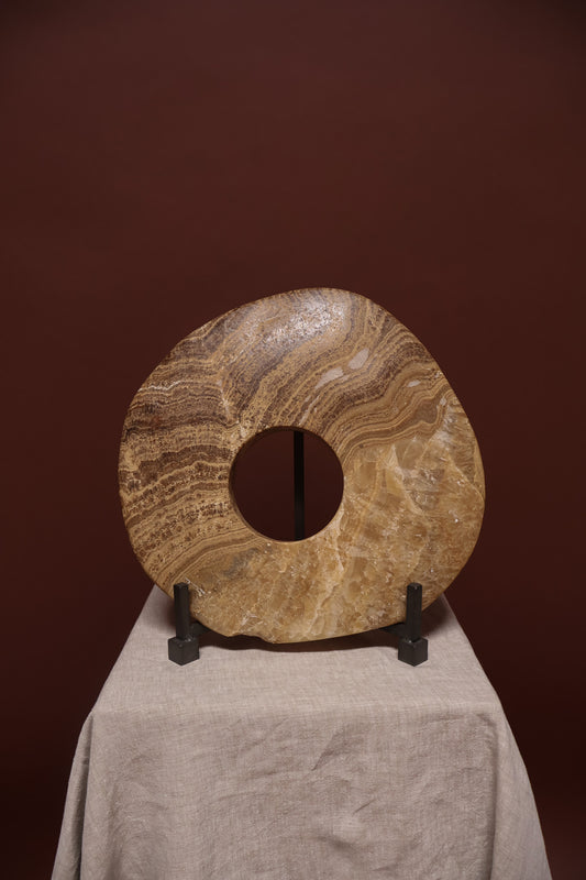 Brown Onyx Sculpture