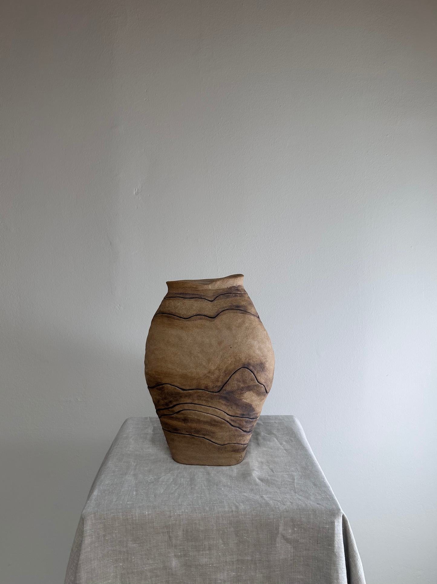 Wavy Fish with Lines