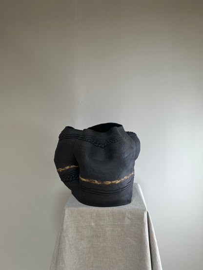 Striped Sweater Vase