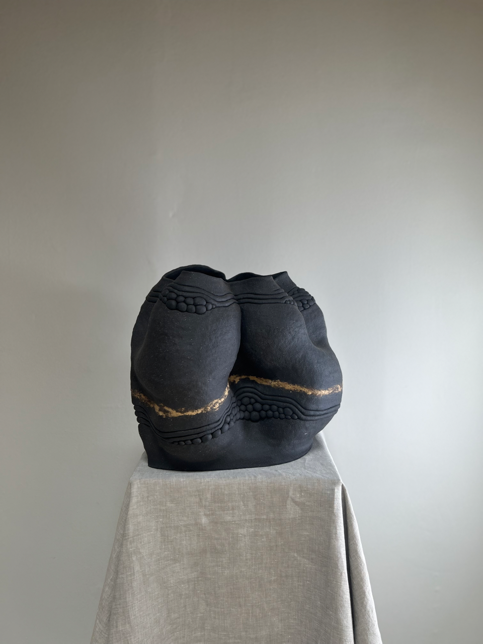 Striped Sweater Vase