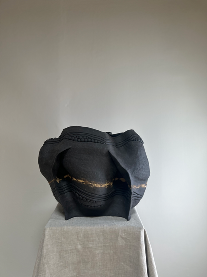 Striped Sweater Vase