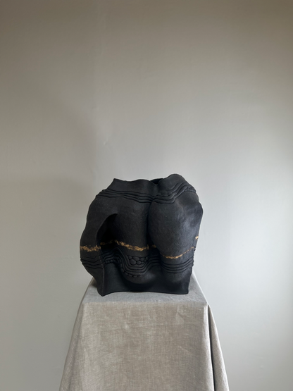 Striped Sweater Vase