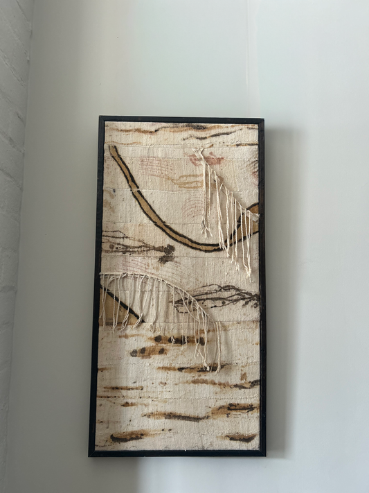 Mud Cloth Panel w Fringe