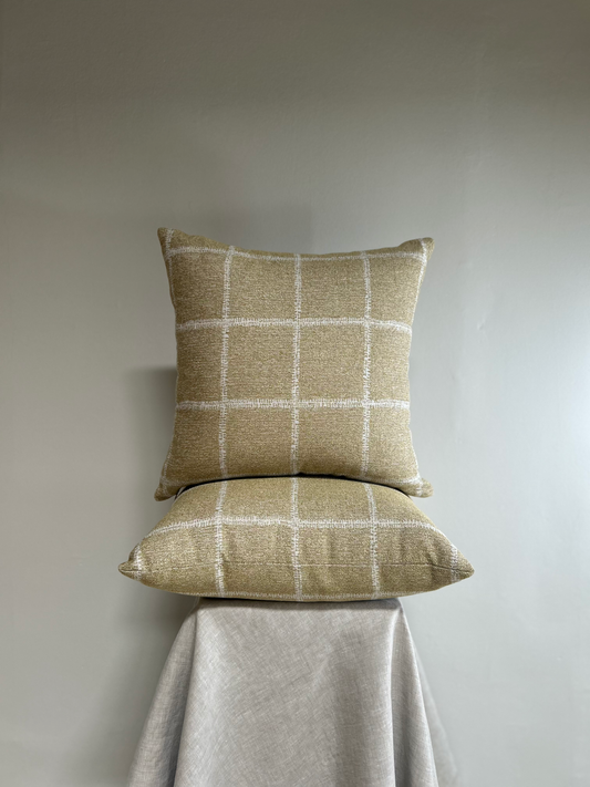 Warm Grid Pillow