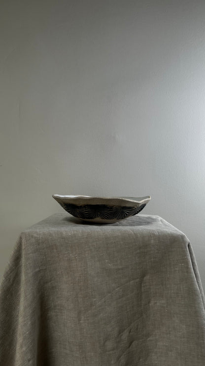 Sunburst Etched Bowl