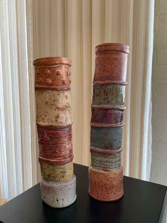 Ceramic Totems (Pair)