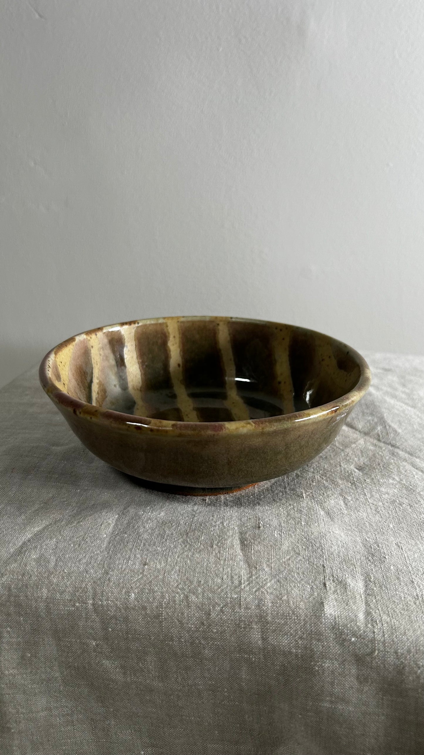 Striped Glaze Bowl