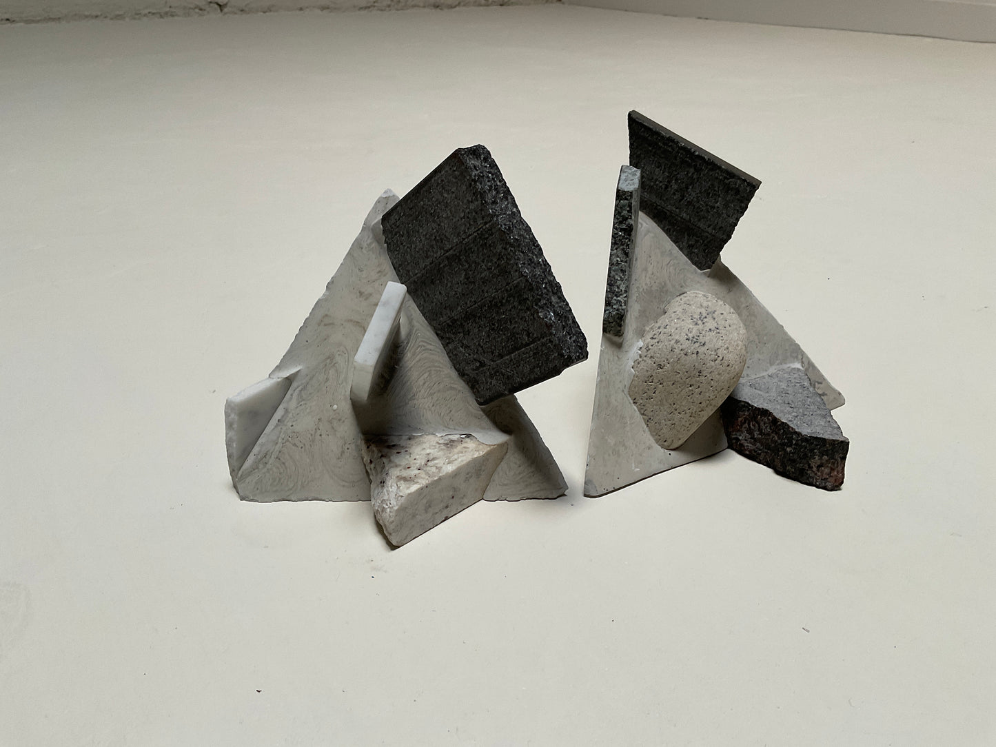 Imperfect Stone Book Ends