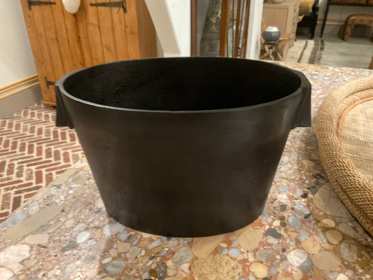 Wine Bucket, Blackened Brass