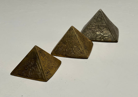 Brass Pyramid Set